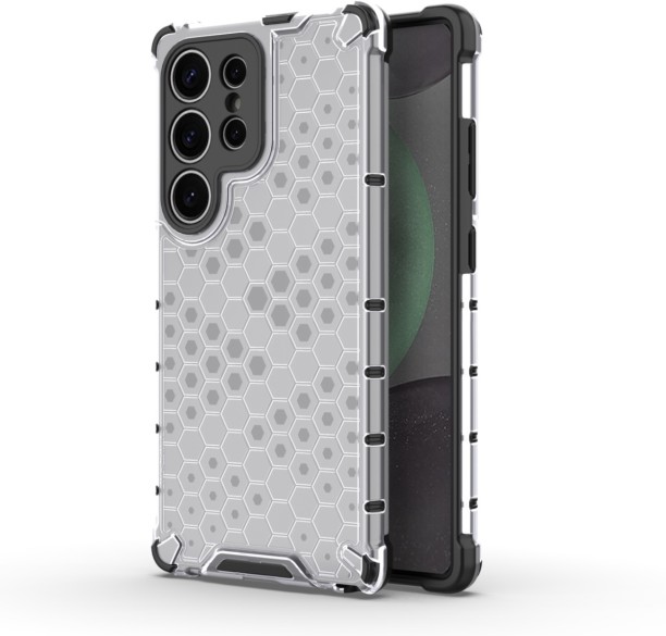 CellTime Honeycomb Case for Galaxy S25 Ultra Shockproof - Clear Protective Case for Samsung Galaxy S25 Ultra