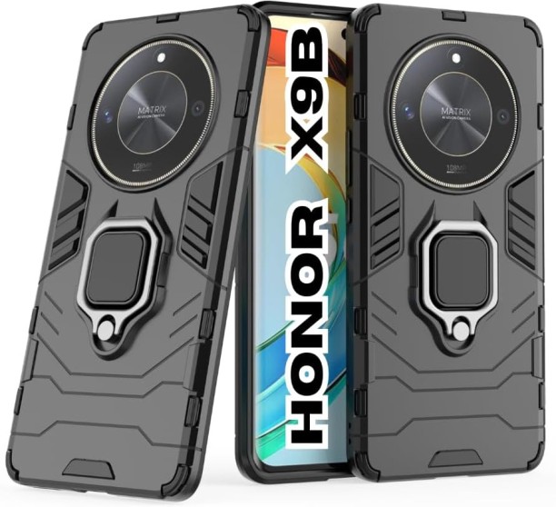 Gadget Mafia Panther Shockproof Ringstand Cover BK43 Protective Case for Honor X9b