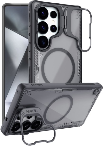 Nillkin Iceblade Prop Case for Galaxy S25 Ultra - Dark Night Black Protective Case for Samsung Galaxy S25 Ultra