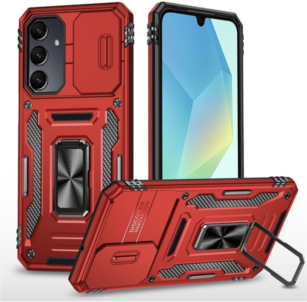 Celltime Kejiang Camshield Cover for Galaxy A16 - Red Protective Case for Samsung Galaxy A16