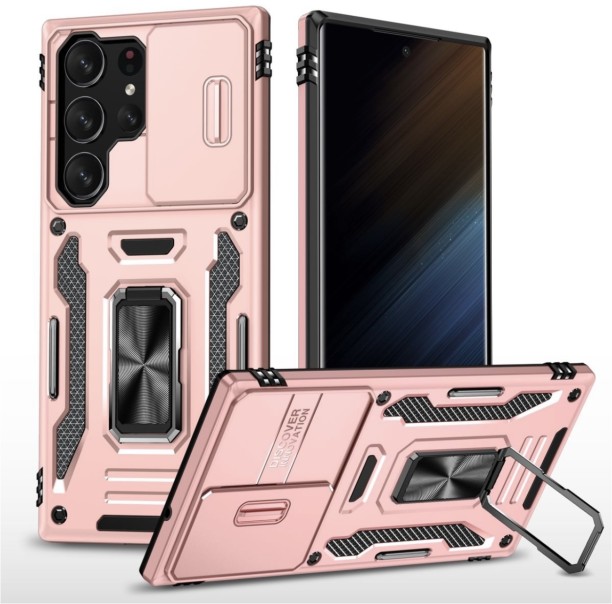 CellTime Kejiang Camshield Cover for Galaxy S25 Ultra Case - Rose Gold Protective Case for Samsung Galaxy S25 Ultra