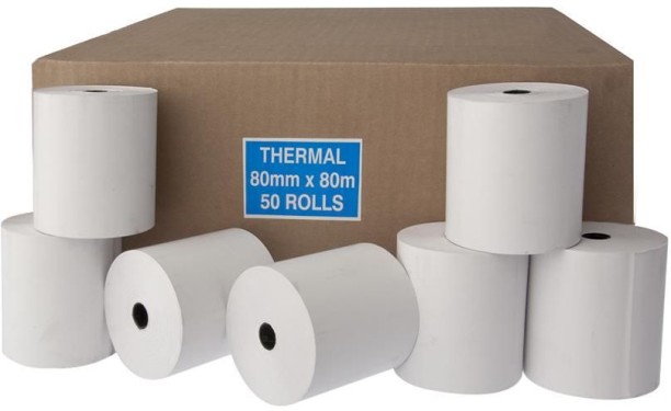 WOODLY High Quality Thermal Till Rolls 80*80mm 50 units Thermal Cash Register Paper