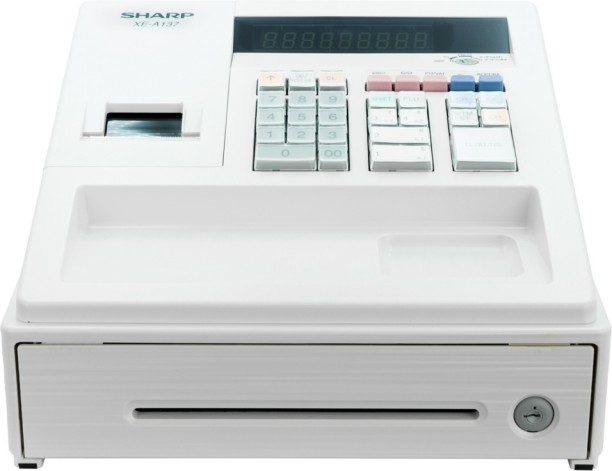 Sharp XE-A137-WH Table Top Cash Register