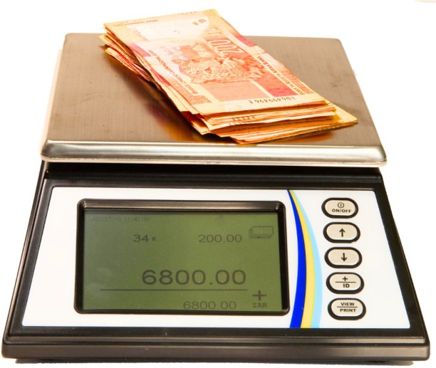 Avansa Note&Coin Scale 4800 Money Counter Table Top Cash Register