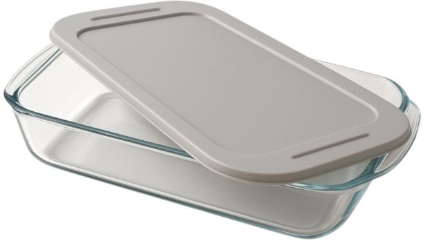 Wobuciko Rectangle Casserole With Lid Serve Casserole