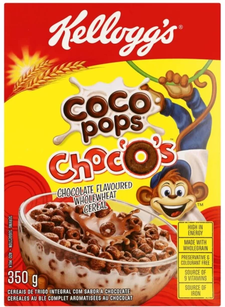 Kellogg's Coco Pops Chocos Box