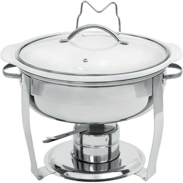 Bakers & Chefs Chafing Dish with Ceramic Insert 3.7 l Single Pan