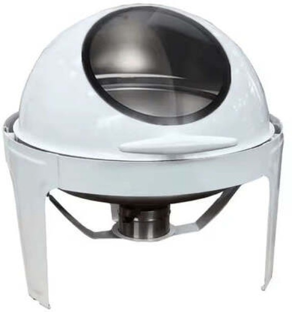 Chafing dish Roll Top With Window White 6 l Single Pan