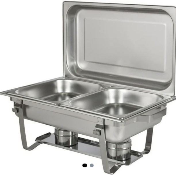 Double Chaffing Dish Quality stainless steel chaffing dish 9.5 l Double Pan