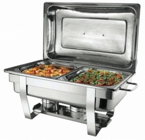 condere Chafing Dish with Two Double Pan Burners 9 l Double Pan
