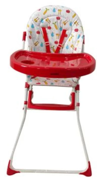 Baneen High Chair for Babies and Toddlers with PVC Fabric High Chair