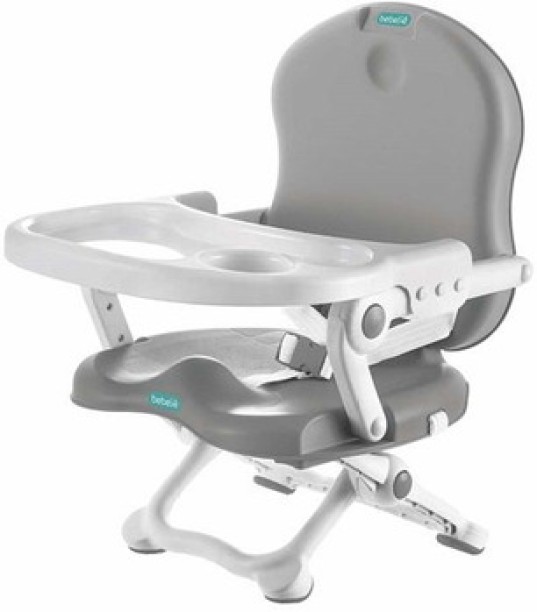 SA TRADE Baby's Adjustable Foldable Feeding Chair - Grey Foldable