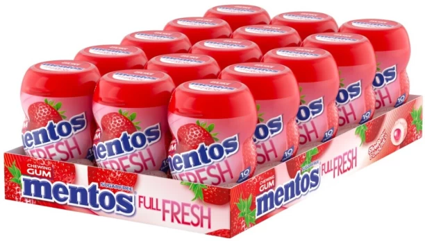 Mentos Chewing Gum | Strawberry Strawberry Chewing Gum