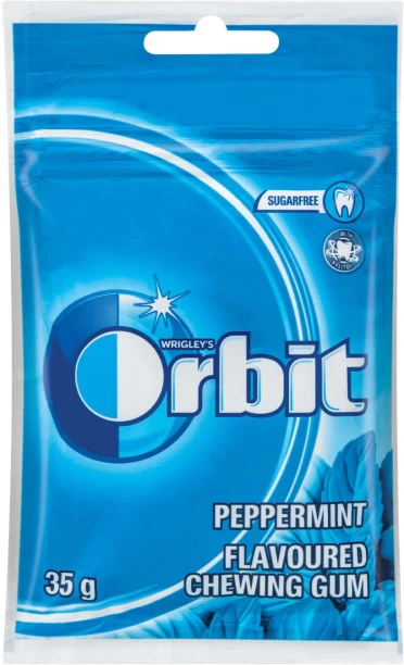 Orbit Sugarfree Peppermint Chewing Gum