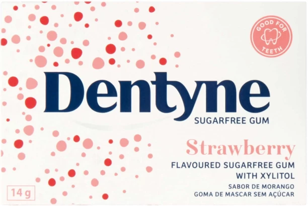 Dentyne Sugarfree Strawberry Chewing Gum
