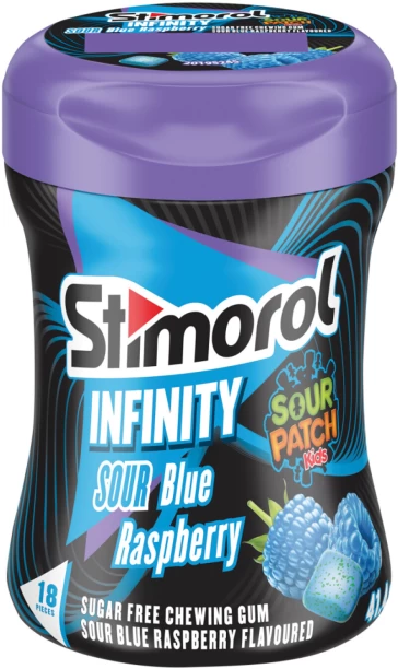 Stimorol Infinity Sour Blue Raspberry Chewing Gum