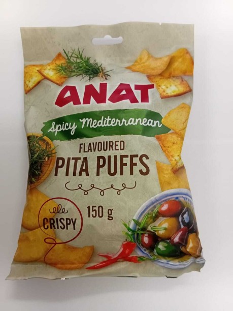 Anat Spicy Mediterranean Pita Puffs Chips