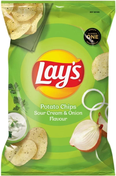 Lay's Sour Cream & Onion Falvour Potato Chips