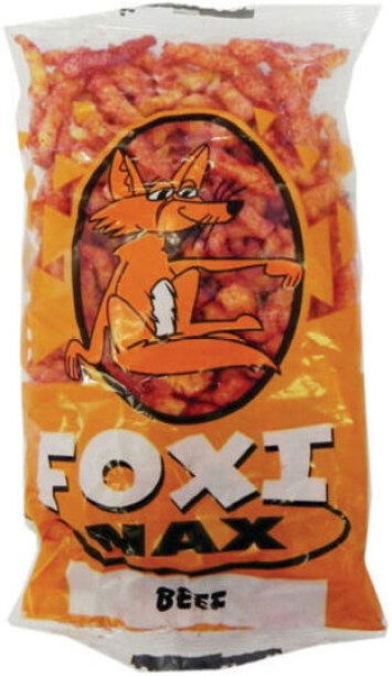 Foxi Nax Beef Chips 75g Pack of 40 Chips
