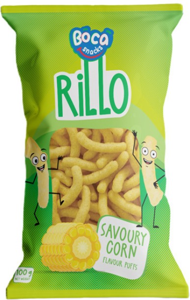 Boca Snacks Rillo Savoury Corn Flavour Puffs Maize Snack