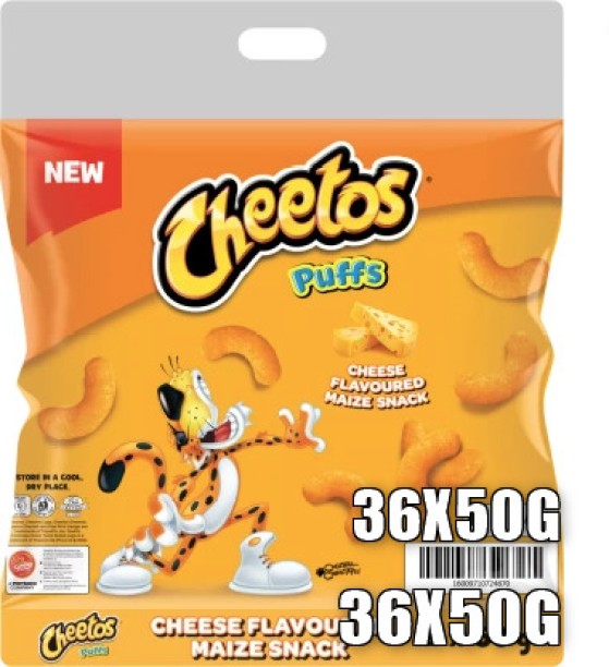 Cheetos Puff Maize Snack – 36 Pack (36 x 50g) Maize Snack