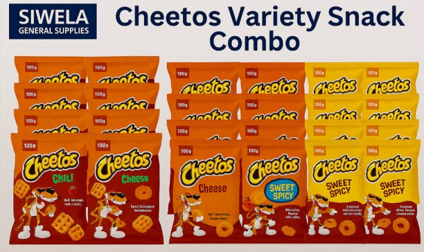 Cheetos 3 of 12*50g) Cheese, Chillie and Sweet spicy Puffcorn