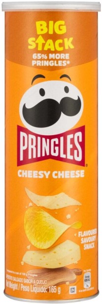 Pringles Potato Chips Cheesy Cheese Chips