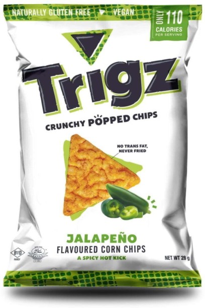 Trigz Jalapeno Crunchy Popped Chips Chips