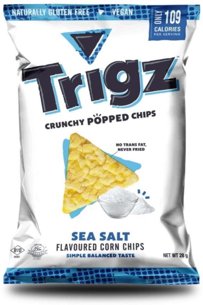 Trigz Sea Salt Popped Chips Chips