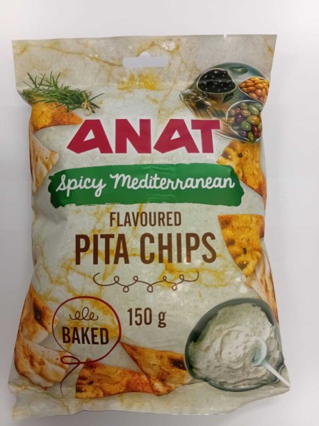 Anat Spicy Mediterranean Pita Chips Chips