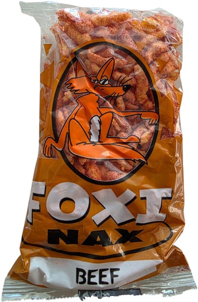 Foxi Nax Beef 22g Chips Pack of 50 Units Maize Snack