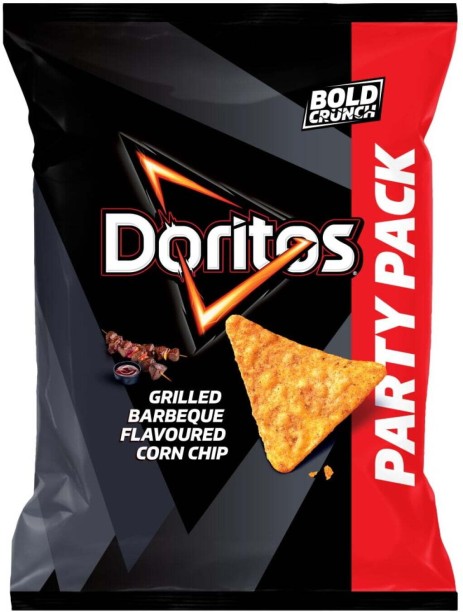 Doritos Grilled Barbeque Flavoured Corn Maize Snack