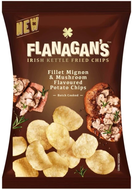 Flanagan's Fillet Mignon And Mushroom Fried Potato Chips