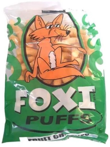 Foxi Puffs Puffs Fruit Chutney Chips 50g Pack of 20 Chips