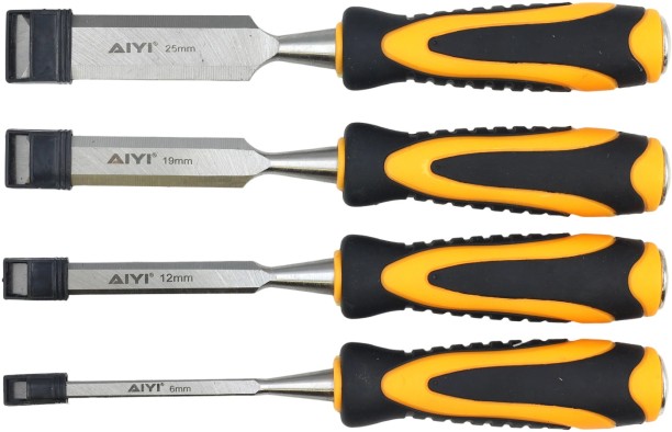 AIYI 4-Piece Wood Chisel Set AY002-140 Home & Professional Bevel Chisel Set
