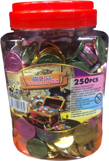 M P Colourful Chocolate Coin Milk Chocolate Fudges
