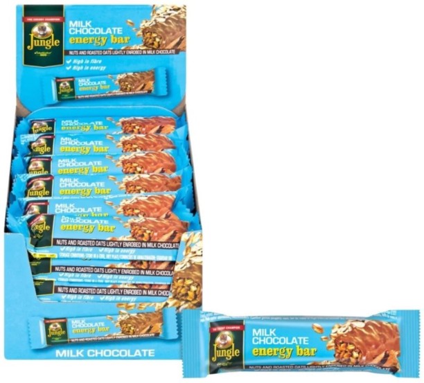 Jungle Energy Bar Milk Chocolate Bars