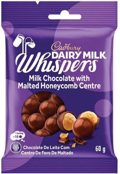 Cadbury Dairy Whispers Milk Chocolate Bites