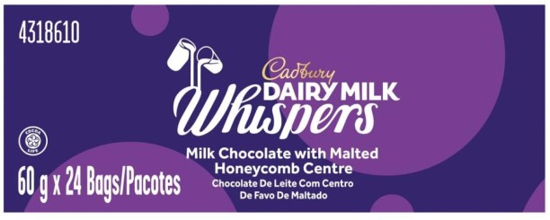 Cadbury Dairy Whispers Milk Chocolate Bites