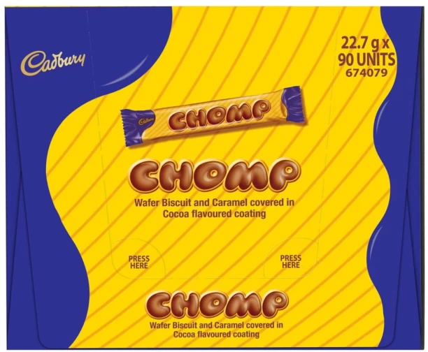 Cadbury Chomp Milk Chocolate Bars