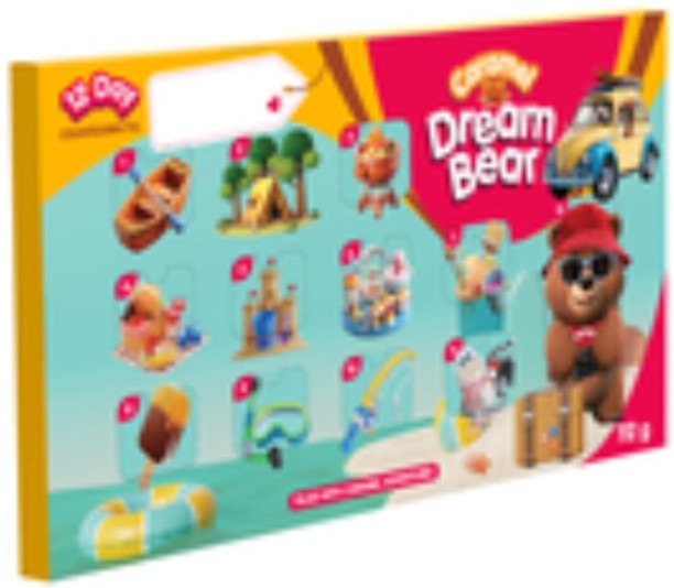 Beyers 12 Day Advent Dream Bear Milk Chocolate Bars