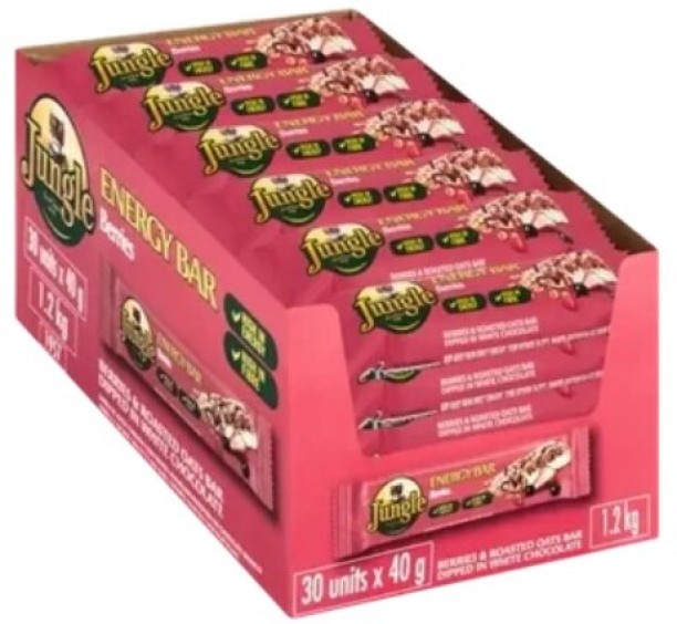Jungle Berries Energy Milk Chocolate Bars
