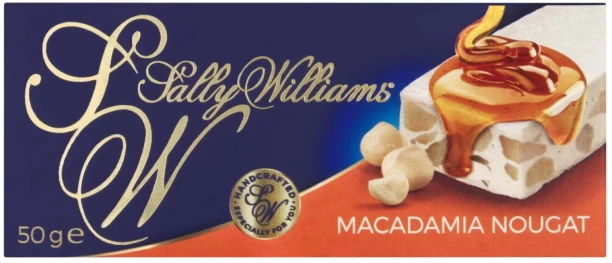 Sally Williams Macadamia Nougat White Chocolate Bars