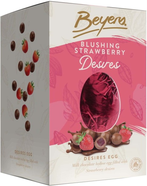 Beyers Blushing Strawberry Desires Milk Chocolate Truffles