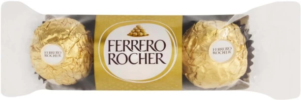 Ferrero Rocher 3 Piece Pack Milk Chocolate Truffles