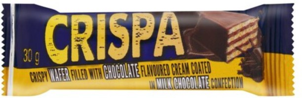 Crispa Milk Chocolate Coated Wafer Milk Chocolate Bars