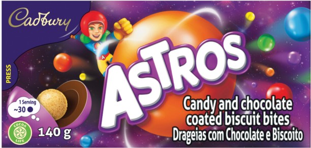 Cadbury Astros Milk Chocolate Bites
