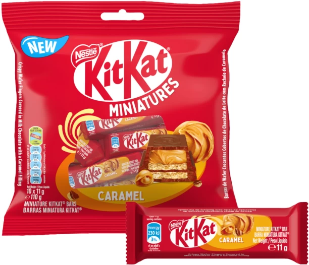Nestle Miniature Caramel Milk Chocolate Bars