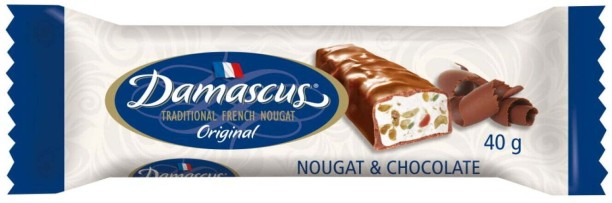 Damascus Traditional French Nougat Original Milk Chocolate Bars