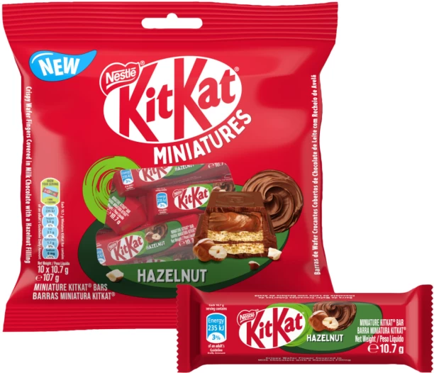 Nestle Miniature Hazelnut Milk Chocolate Bars